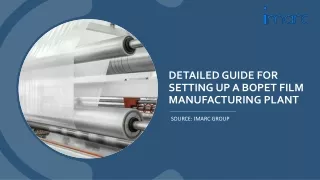 Setting Up a BOPET Film Manufacturing Unit PDF