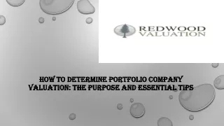 How to Determine Portfolio Company Valuation: The Purpose and Essential Tips