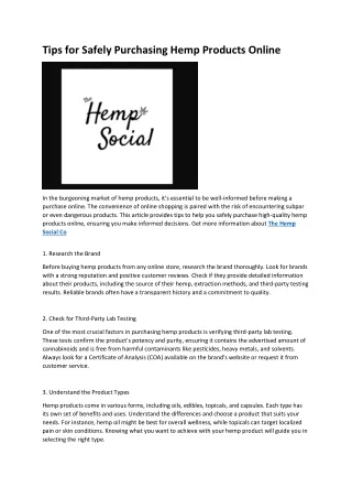 4 The Hemp Social Co – The HS