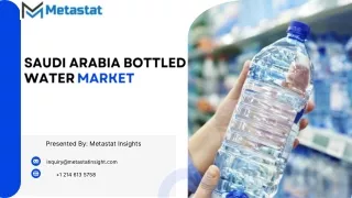 Saudi Arabia Bottled Water Market: Trends and Forecasts 2031