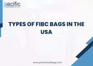 TYPES OF FIBC BAGS IN THE USA