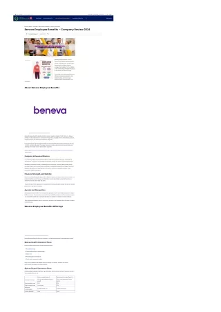 Beneva Employee Benefits – Company Review 2024