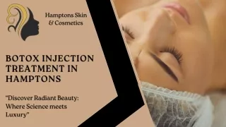 BOTOX Injection Treatment in Hamptons