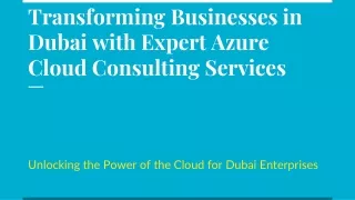 Microsoft Azure Cloud Support Services in Dubai, UAE