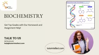 Embark on a Biochemistry Odyssey with Tutor Intellect