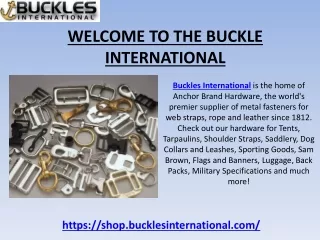 Best Sam Browne and Military Spec Hardware at Buckles International