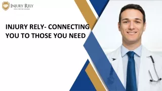Injury Rely- Connecting You To Those You Need
