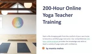 200 Hour Yoga Teacher Training In Rishikesh, India