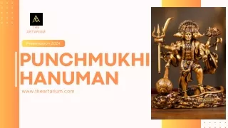 Panchmukhi Lord Hanuman Car Dashboard Idol