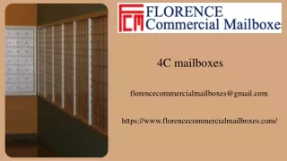 4C Mailboxes | Secure And Durable Commercial Mailboxes