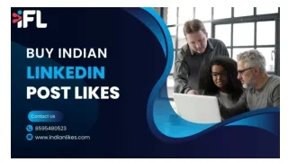 Buy Indian LinkedIn Post Likes - IndianLikes