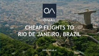 Best Cheap Flights to Rio De Janeiro, Brazil - OneAir.ai