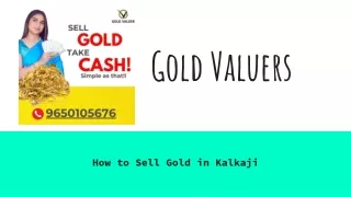 Sell Gold in Kalkaji