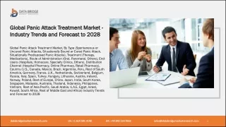 Global Panic Attack Treatment Market