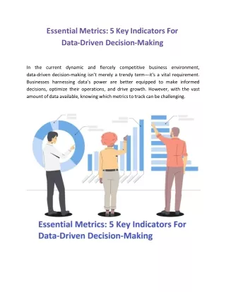 Essential Metrics: 5 Key Indicators For Data-Driven Decision-Making