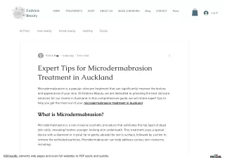 microdermabrasion treatment in auckland