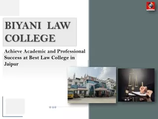 Achieve Academic and Professional Success at Best Law College in Jaipur