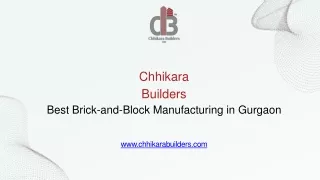 Best Brick-and-Block Manufacturing in Gurgaon