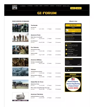 GI FORUM Supporting Huey and Military