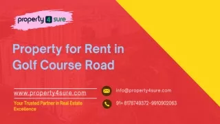 Property for Rent in Golf Course Road | Rental Properties