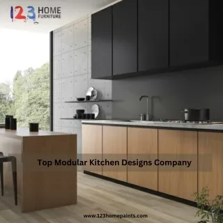 123 Home Paints: Top Modular Kitchen Designs Company