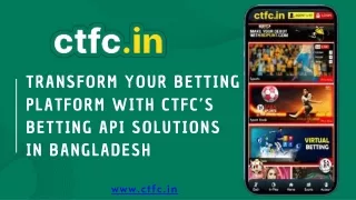 Discover the Best Betting API Provider in Bangladesh