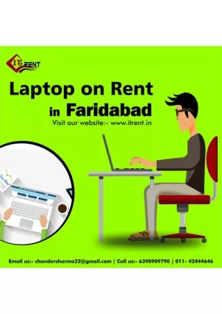 Branded Laptop on rent in Faridabad 6390909790