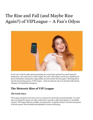 The Rise and Fall (and Maybe Rise Again