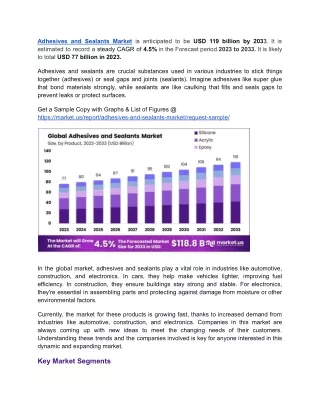 Acrylic Adhesives Gain Market Momentum with Quick Curing Capabilities