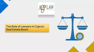 The Role of Lawyers in Cyprus’ Real Estate Boom