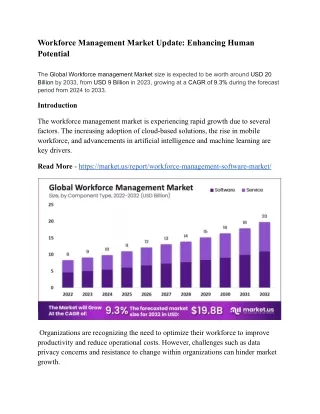 Workforce Management Market Update_ Enhancing Human Potential
