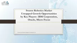 Swarm Robotics Market