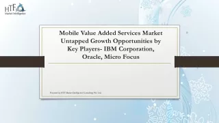 Mobile Value Added Services Market