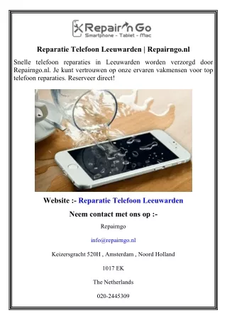 Reparatie Telefoon Leeuwarden   Repairngo.nl