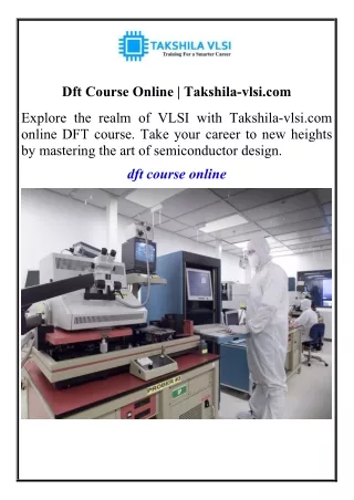 Dft Course Online