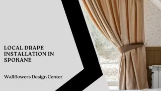 Local Drape Installation In Spokane