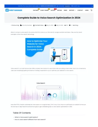 Complete Guide to Voice Search Optimization in 2024