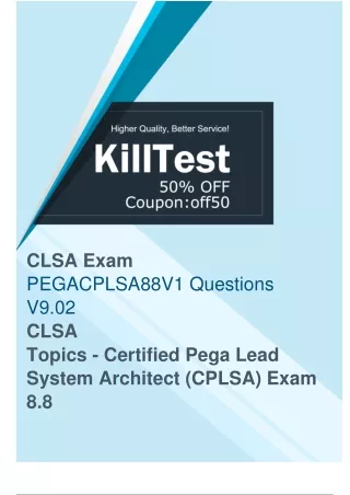 Essential PEGACPLSA88V1 Study Materials - Prepare Effectively for Your Exam