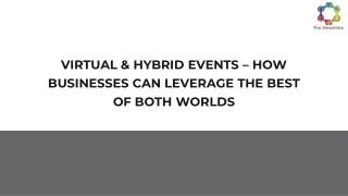 VIRTUAL & HYBRID EVENTS