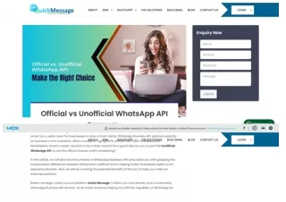 Evaluating the Performance of Official vs. Unofficial WhatsApp API