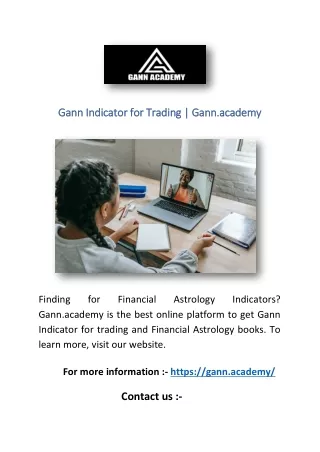 Gann Indicator for Trading | Gann.academy