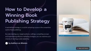 How to Develop a Winning Book Publishing Strategy