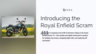 Introducing the Royal Enfield Scram 411