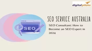 SEO Consultant How to Become an SEO Expert in 2024