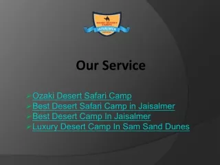 Ozaki Desert Safari Camp