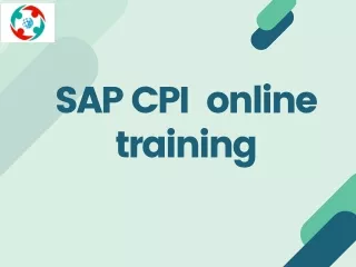 SAP CPI online training