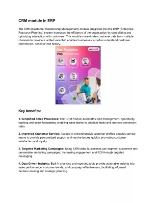 crm  module in ERP