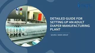 Setting Up a Adult Diaper Manufacturing Unit PDF