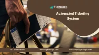 Automated Ticketing System | Travel Automation Software