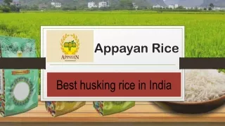 Online appayan husking premium miniket rice